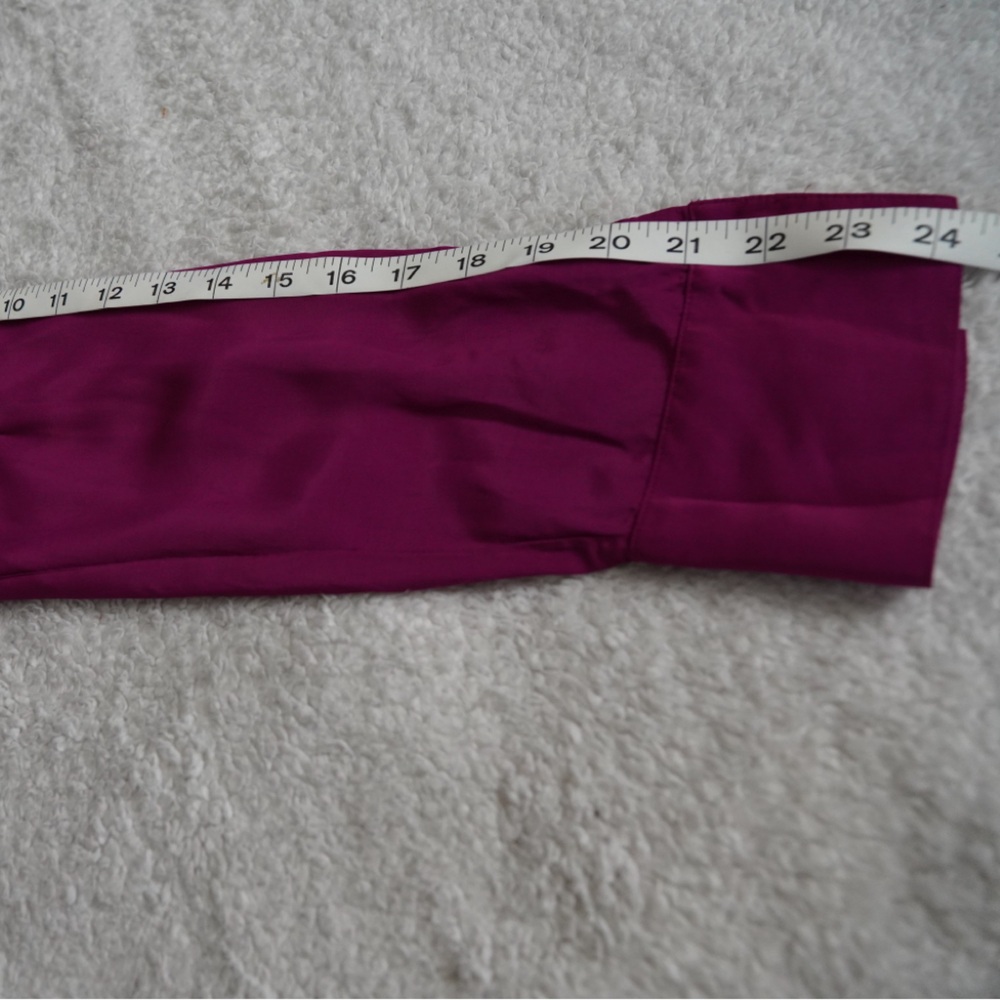 J. Jill purple Smocked A-Line Blouse Women’s Small Long Sleeve NEW with tag - Picture 5 of 5